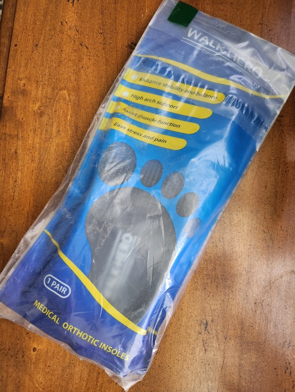 Medical Orthotic Insoles Men 7-7.5 Women 9-9.5